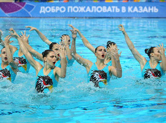 С 18 по 22 апреля в Казани пройдет чемпионат России по синхронному плаванию